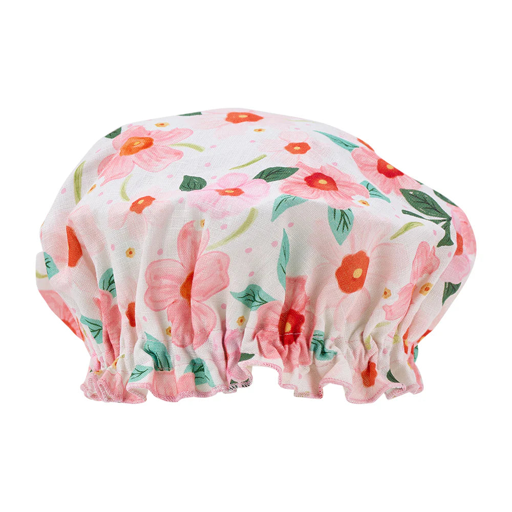 Linen Shower Cap
