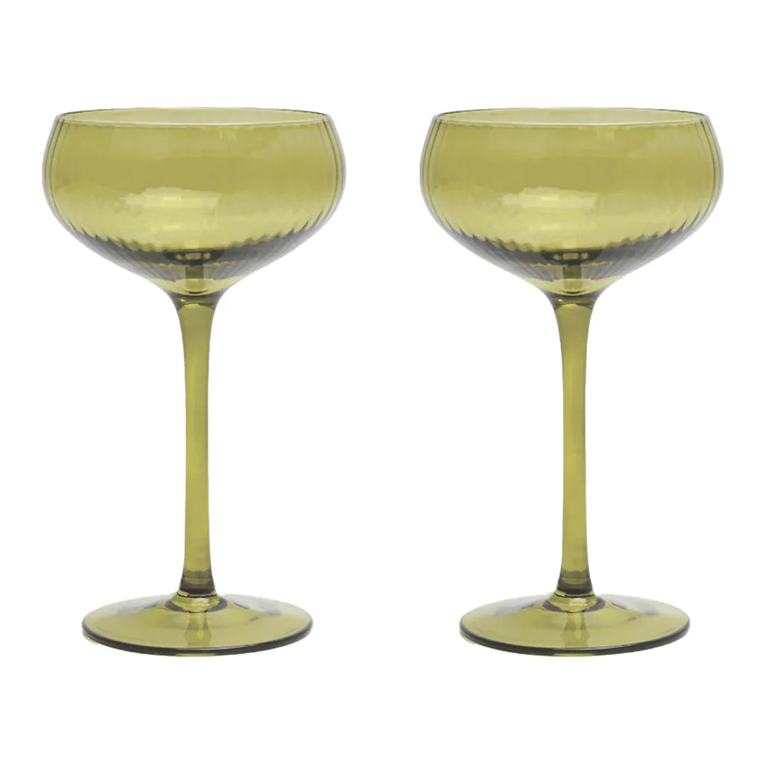 The Lou Coupe Glass Set of 2