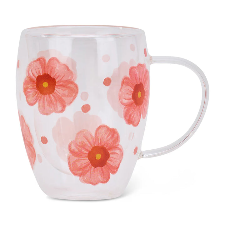 Double Wall Glass Mug 350mls
