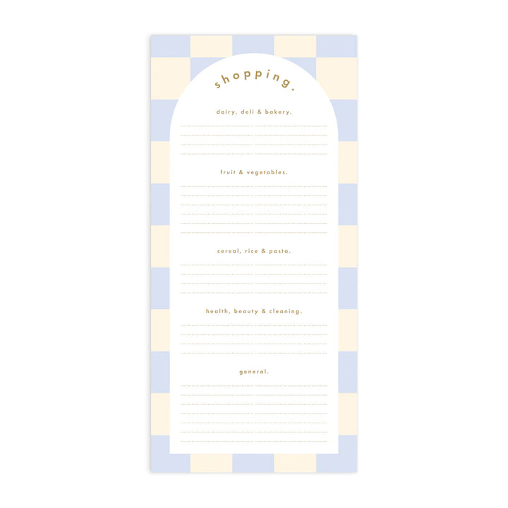 Notepad DL Magnet Shopping List