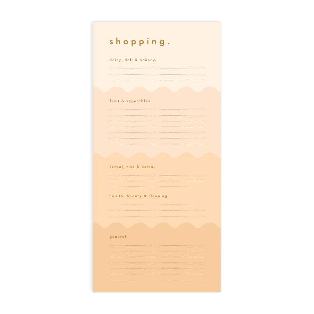 Notepad DL Magnet Shopping List