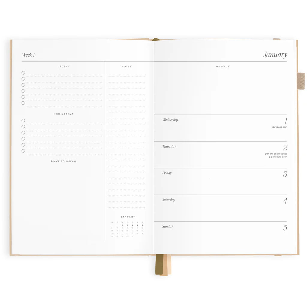 2025 Horizontal Planner A5