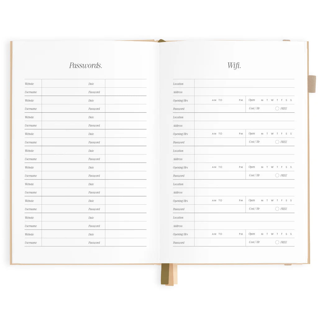 2025 Horizontal Planner A5