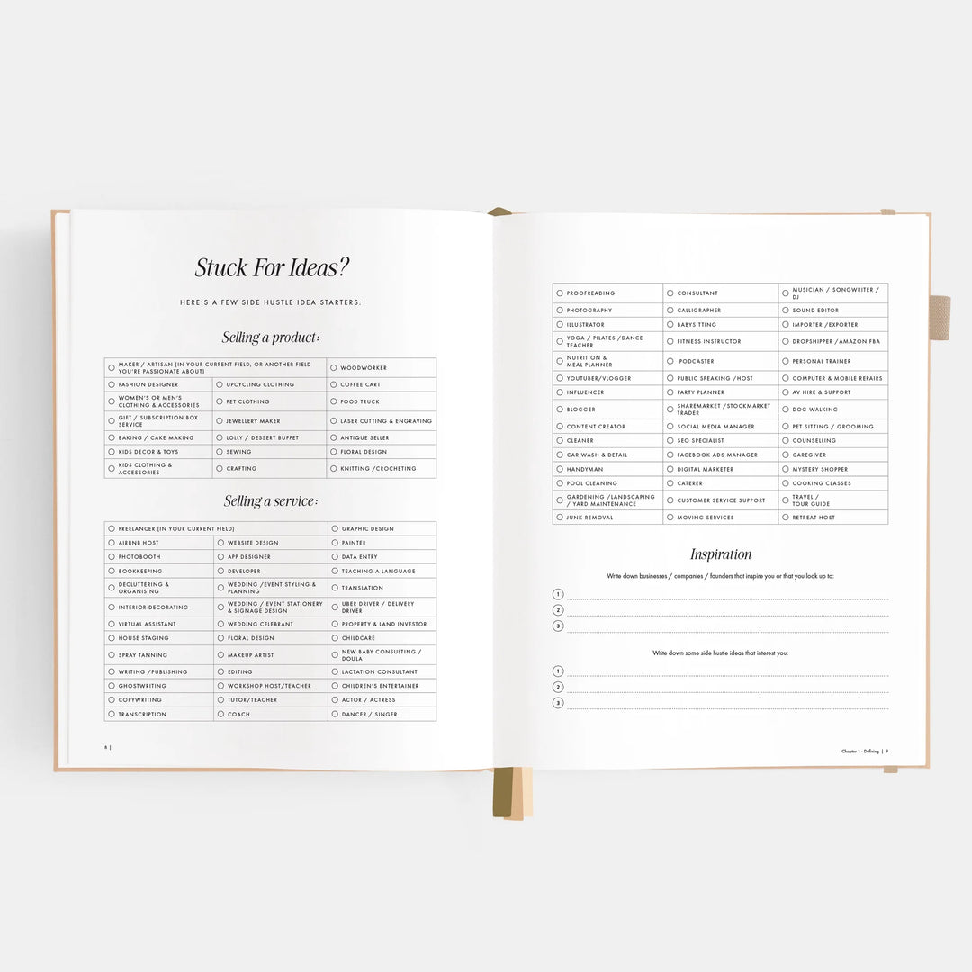 Side Hustle Planner Luxe Edition 4.0