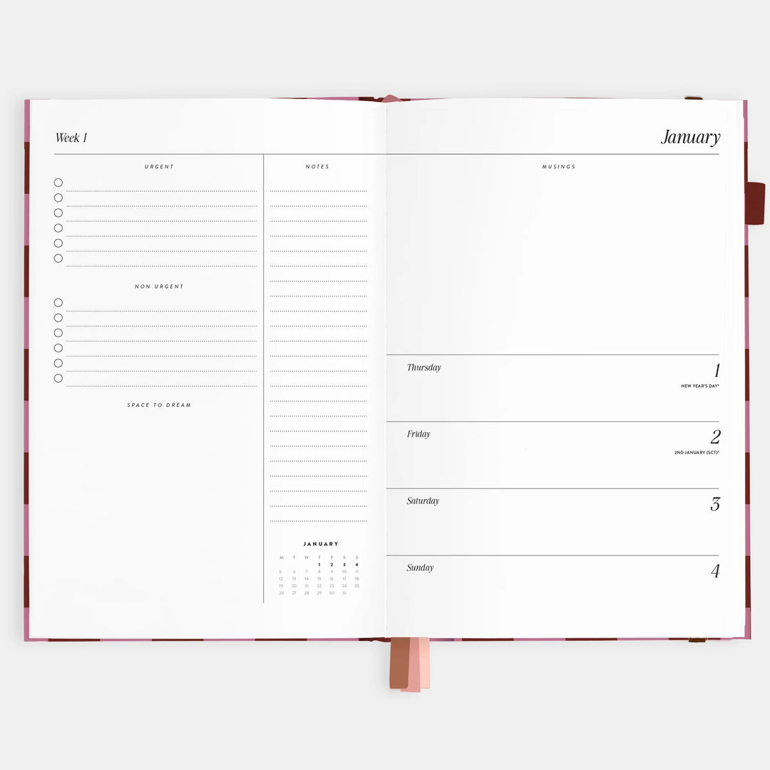 2026 A5 Horizontal Planner