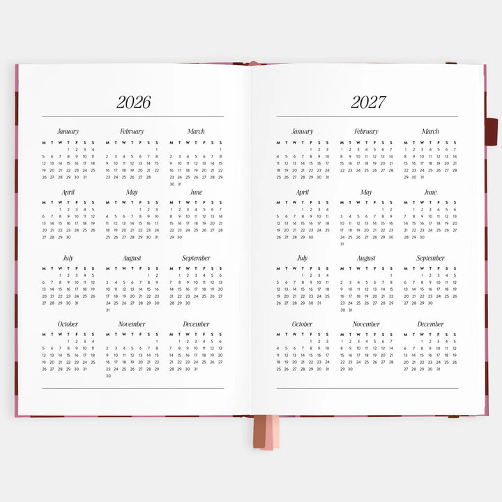 2026 A5 Horizontal Planner