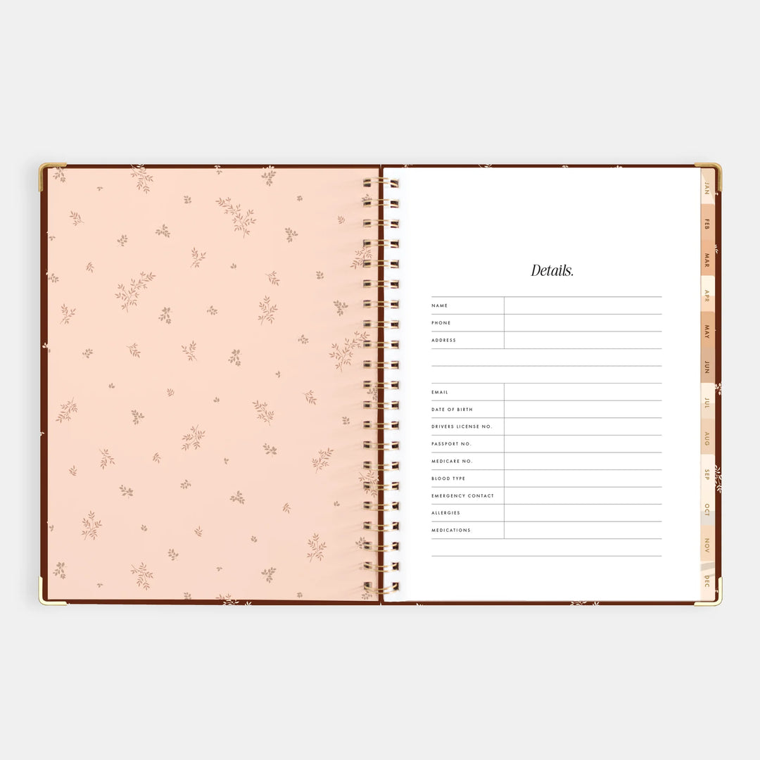 2026 A4 Academic Vertical Planner