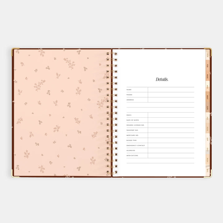 2026 A4 Academic Vertical Planner