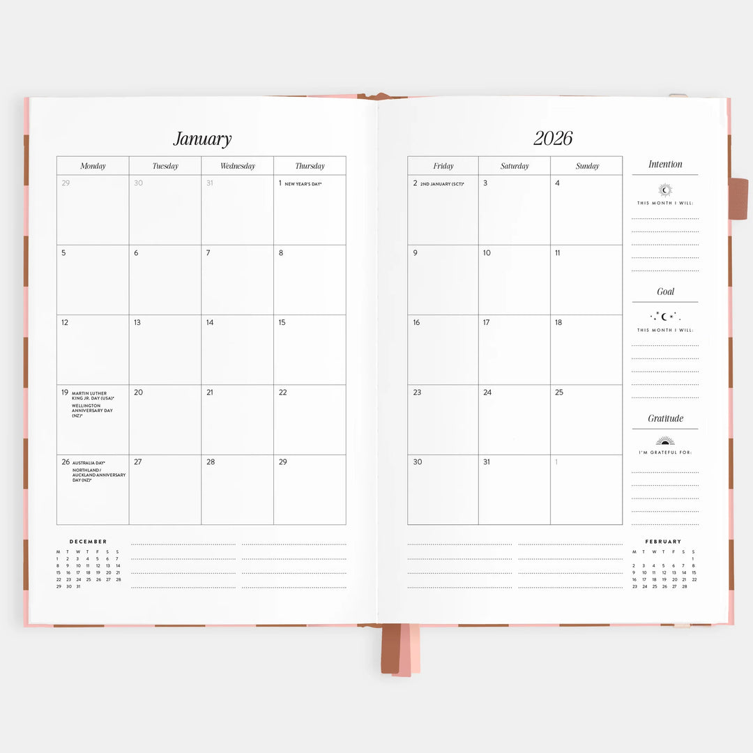 2026 A5 Vertical Planner