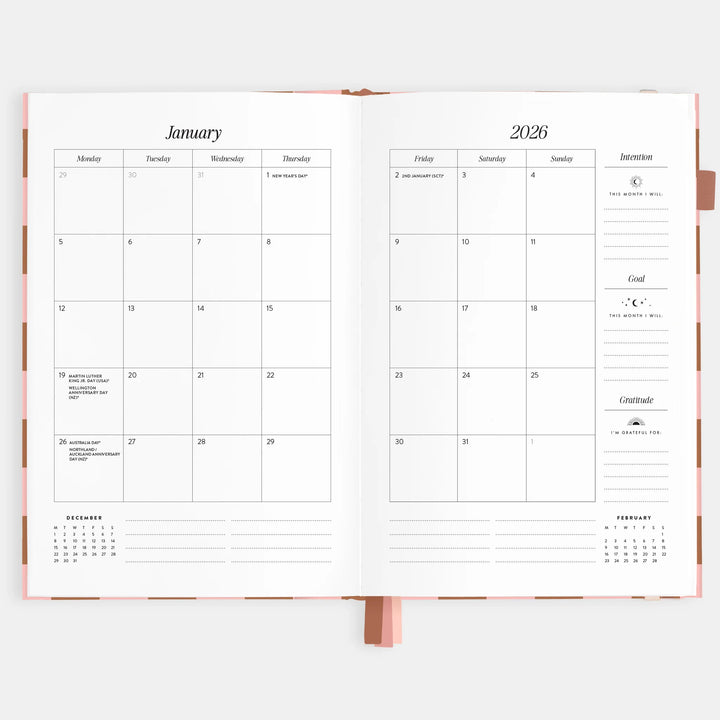 2026 A5 Vertical Planner