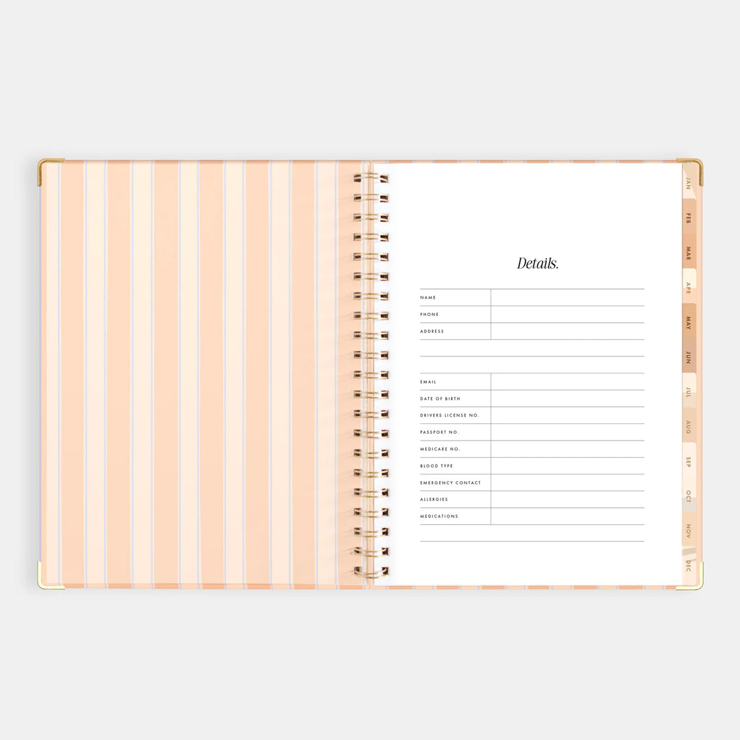 2026 A4 Academic Vertical Planner