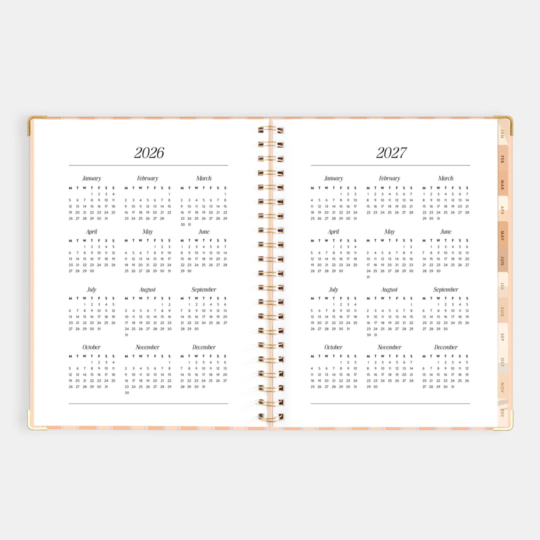 2026 A4 Academic Vertical Planner