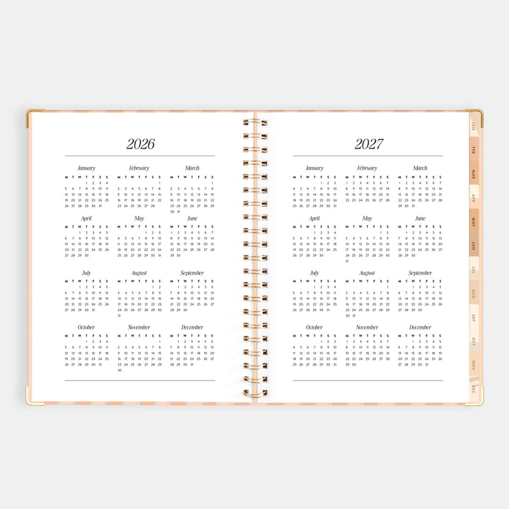 2026 A4 Academic Vertical Planner