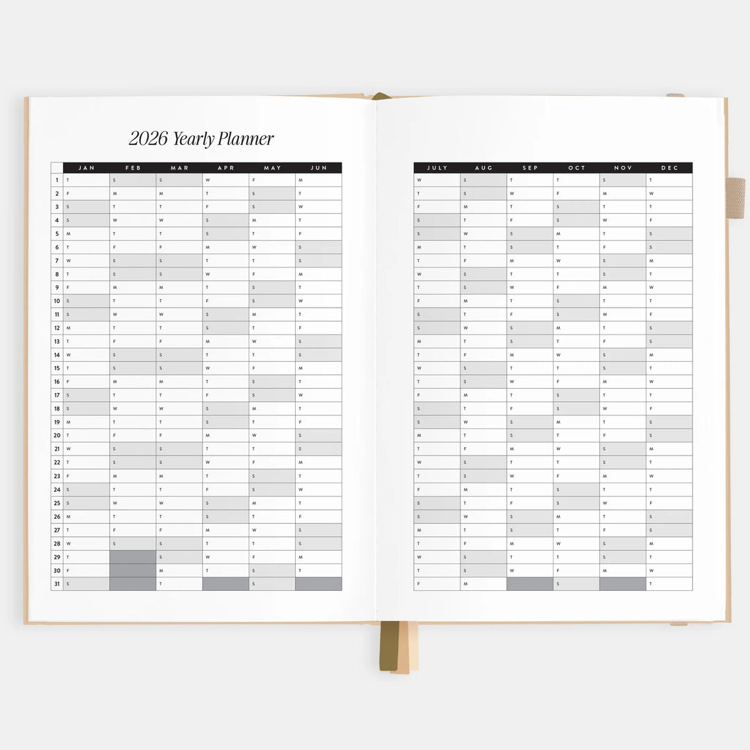 2026 A5 Horizontal Planner