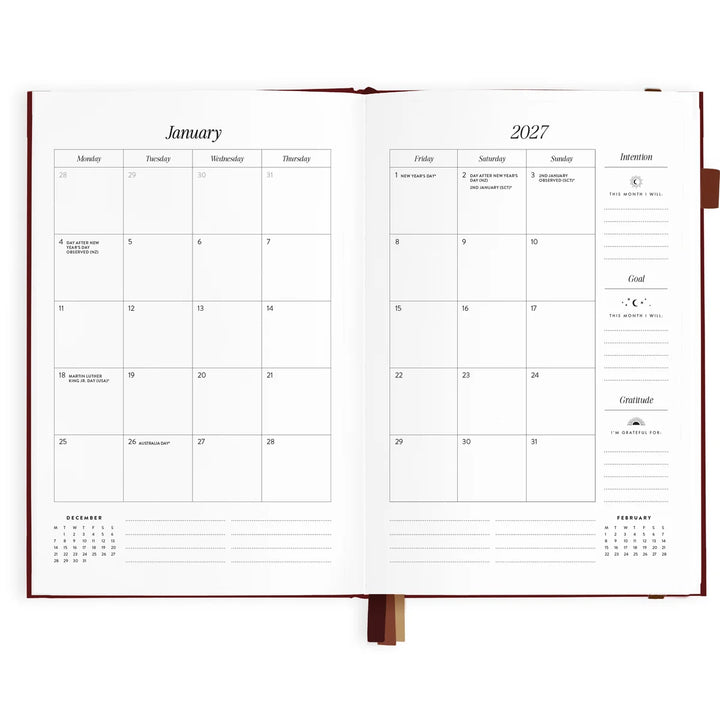 2027 A5 Horizontal Planner