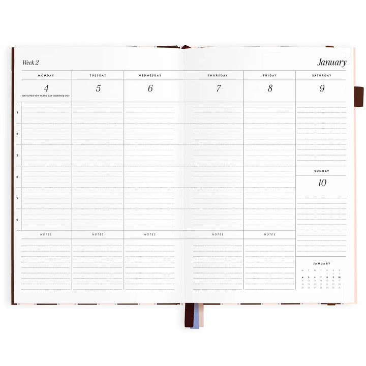 2027 A5 Academic Vertical Planner