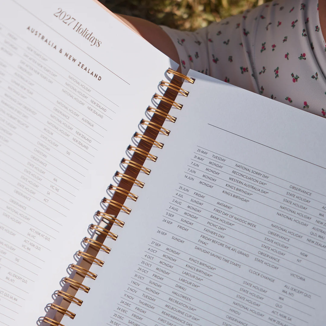 2027 A4 Academic Vertical Planner