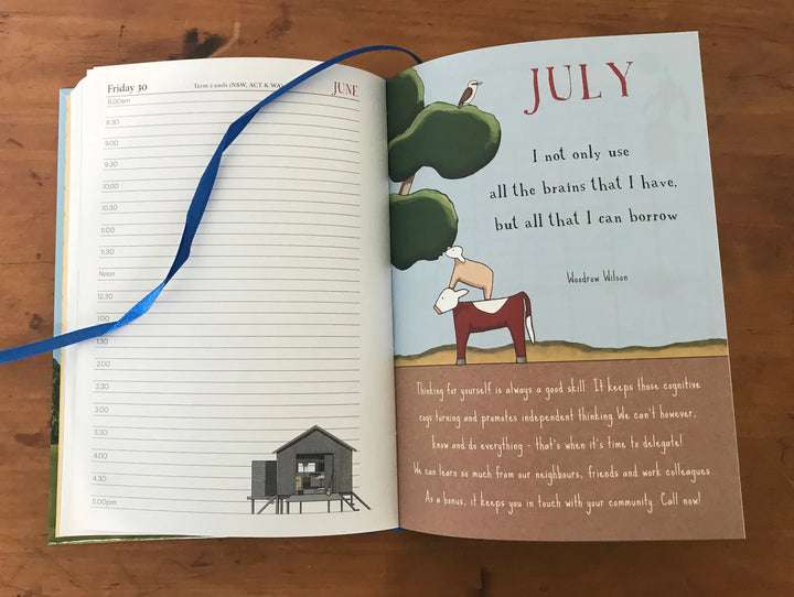2025 Our Year In Australia A5 Diary