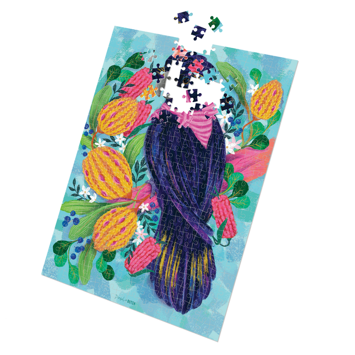 Wall Puzzle Black Cockatoo
