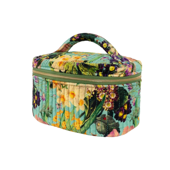 Quilted Velvet Vanity Case