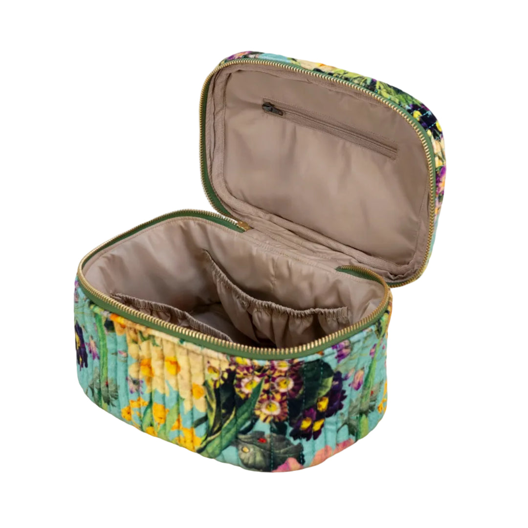 Quilted Velvet Vanity Case