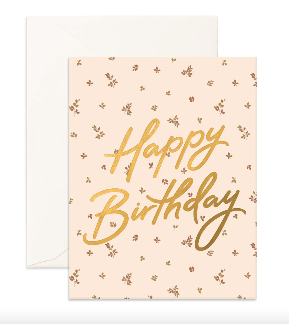 Card Happy Birthday Birch