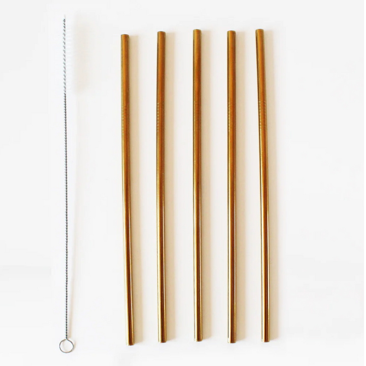 Brass Forever Straws