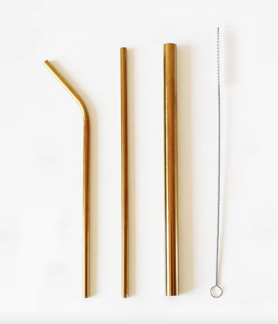Brass Forever Straws