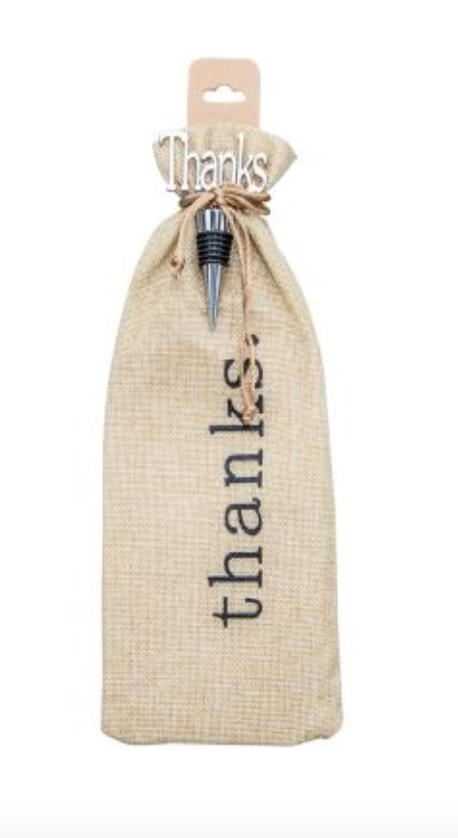 Bottle Gift Bag w Stopper