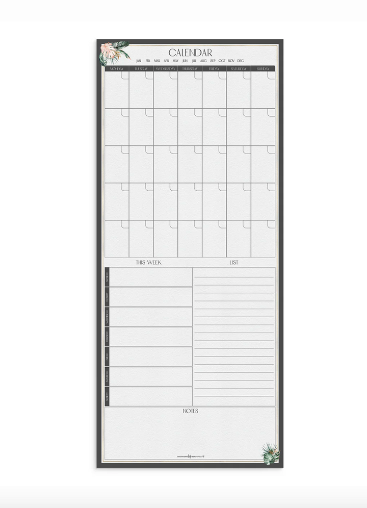 Family Command Calendar Magnet 30x70cm