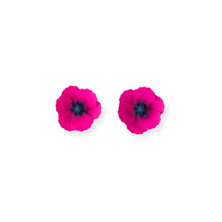 Earrings Poppy Garden