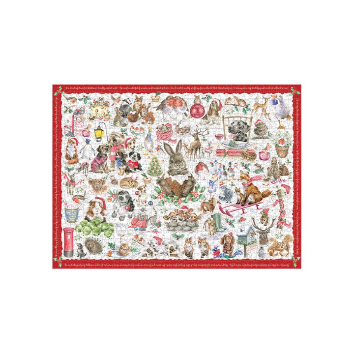 Puzzle 1000pc Country Set Christmas