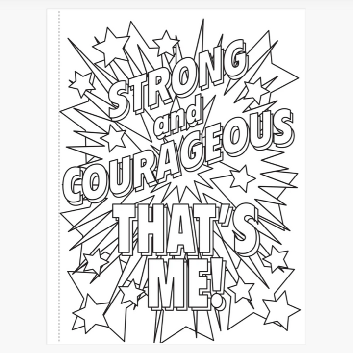 Brave, Strong, and Smart -- That's Me! Coloring Book