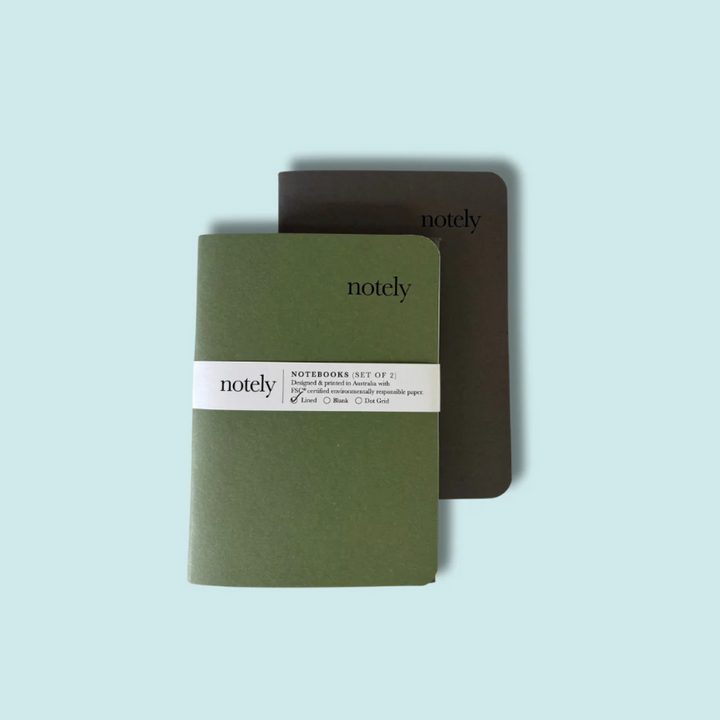 A6 Pocket Notebooks (Set of 2)
