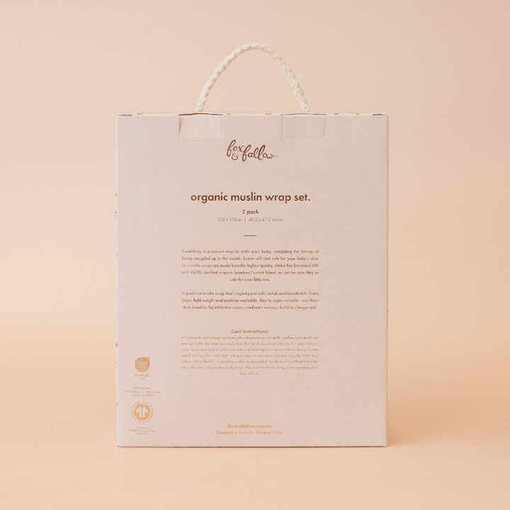 Organic Muslin Wrap Set