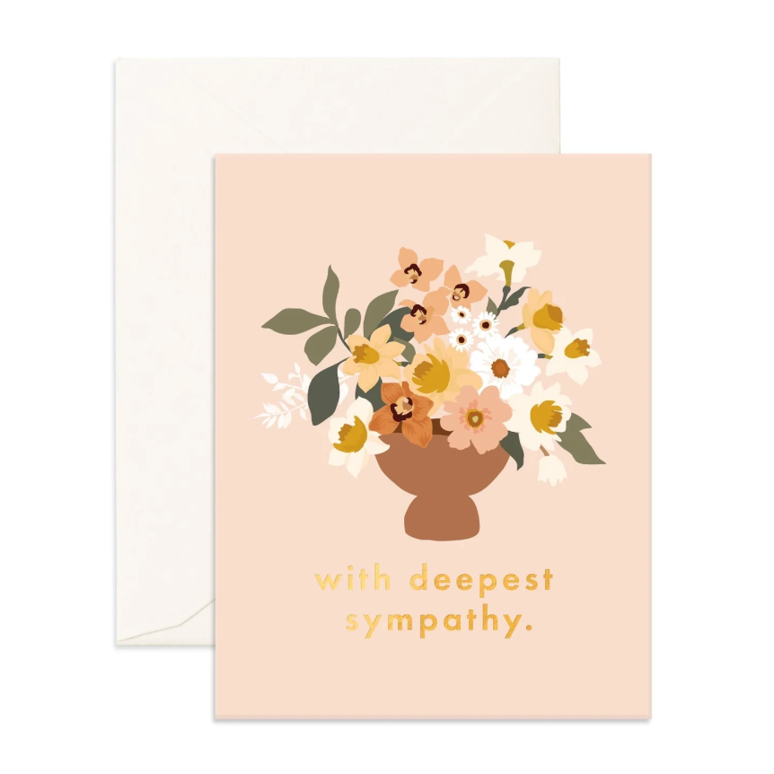 Card Deepest Sympathy Bouquet