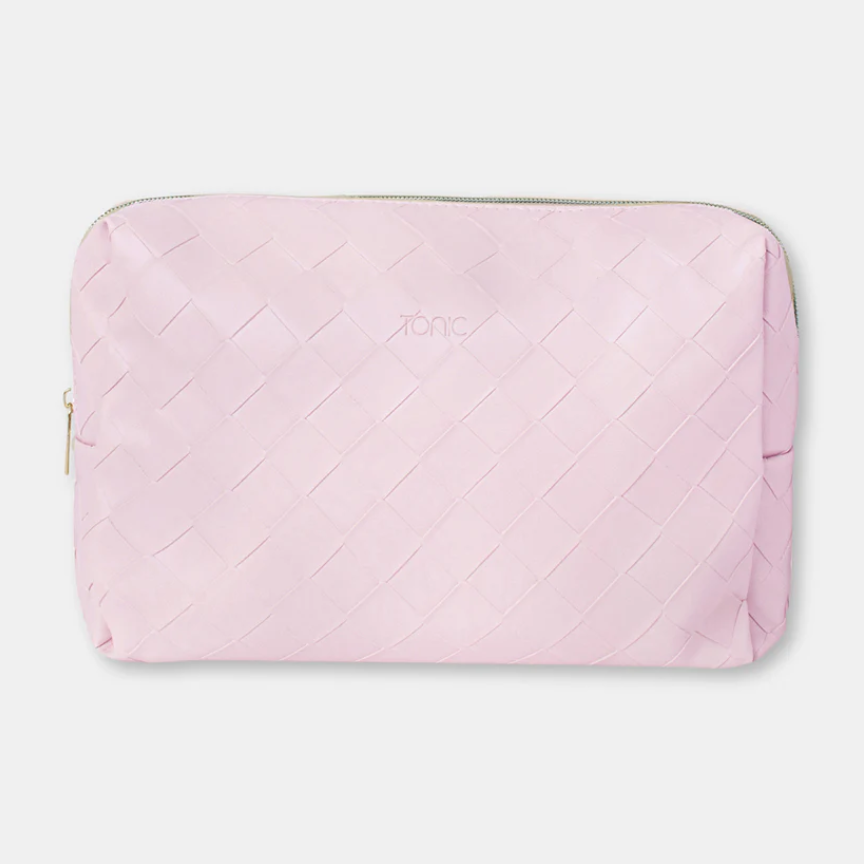 Woven Cosmetic Bag  Large