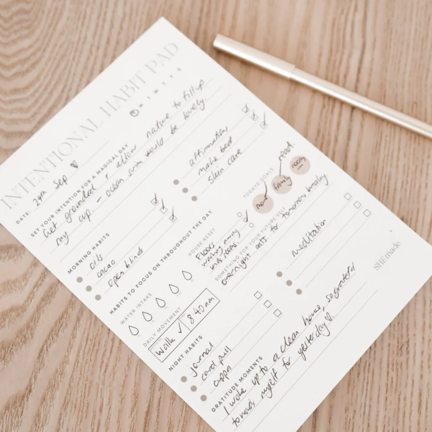 Intentional Habit Pad