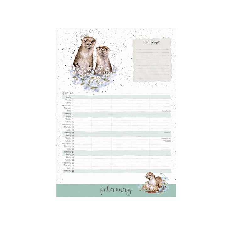 2026 Calendar Family Organiser