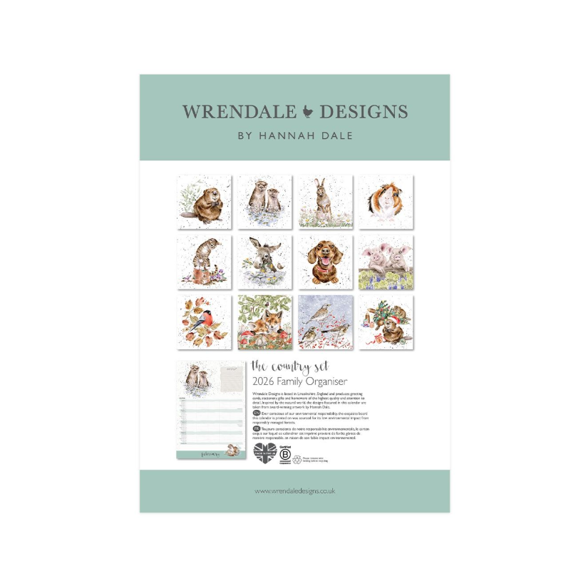 2026 Calendar Family Organiser