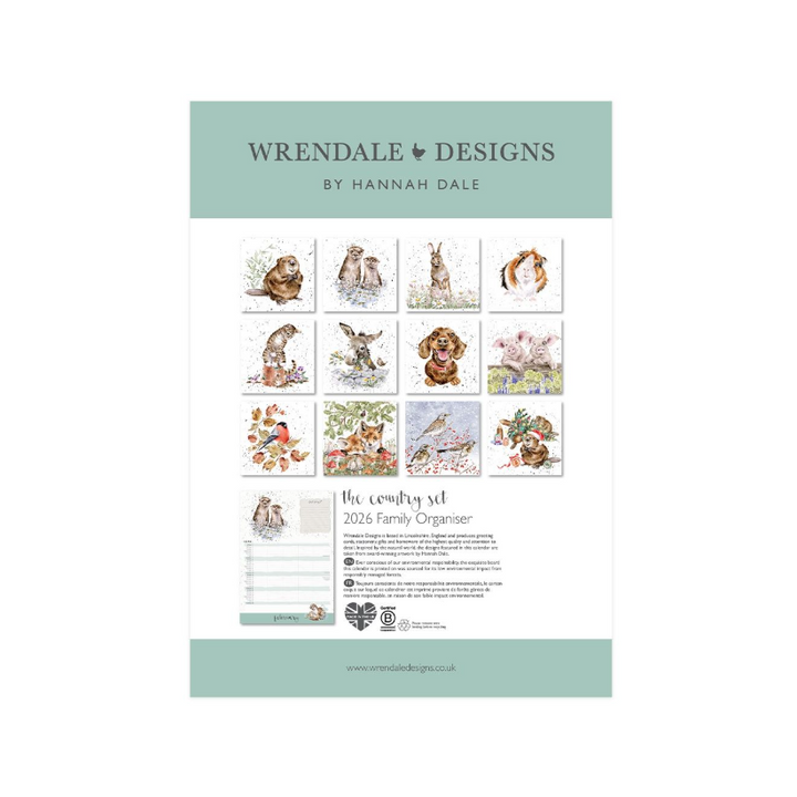 2026 Calendar Family Organiser