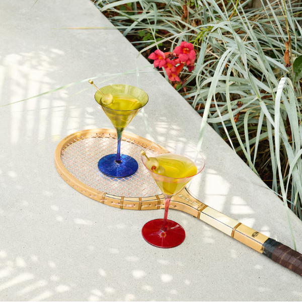 Olive Martini Glass Set of 2