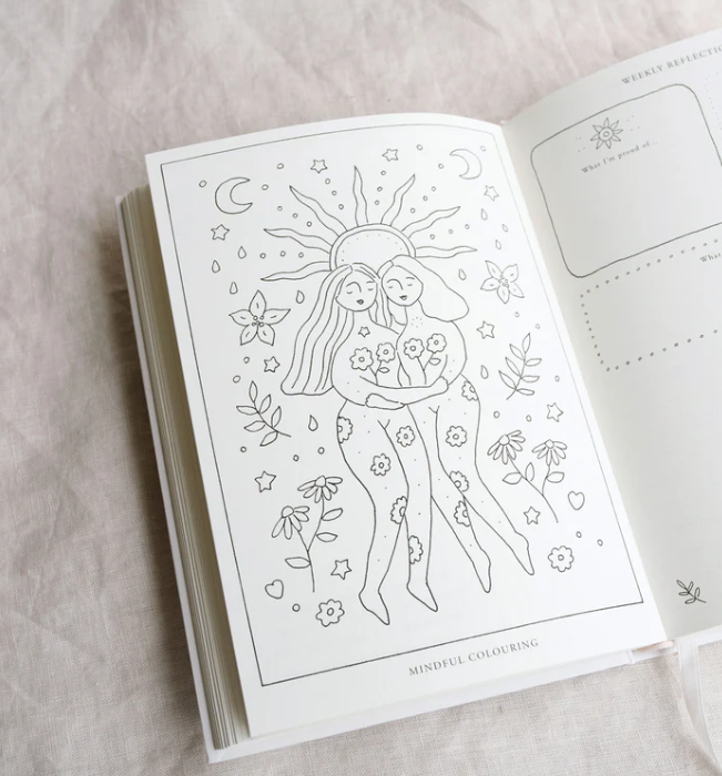 'A Year Of Coming Home' Self-Love Guided Journal