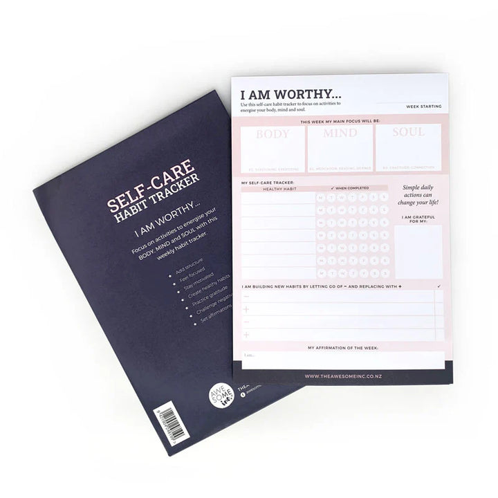 Self-Care Habit Tracker Notepad