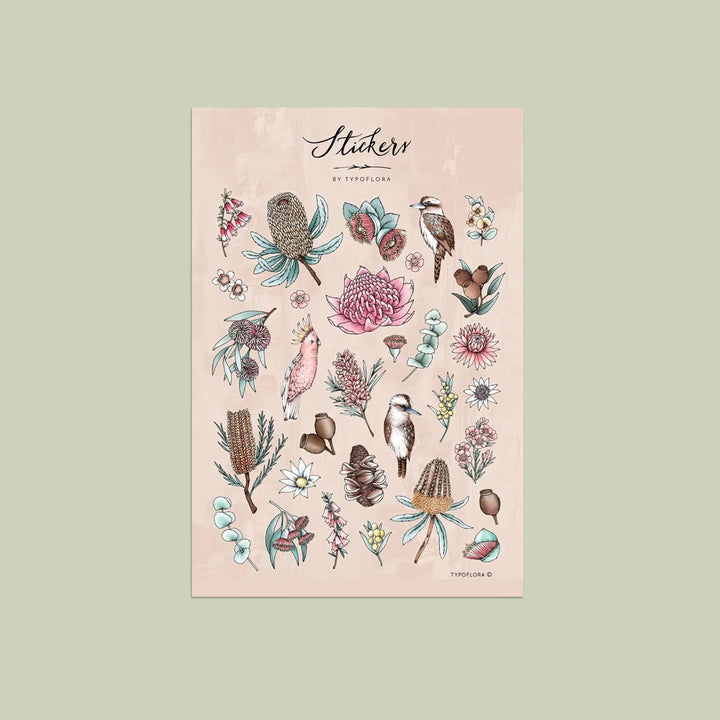 Floral Sticker Sheet