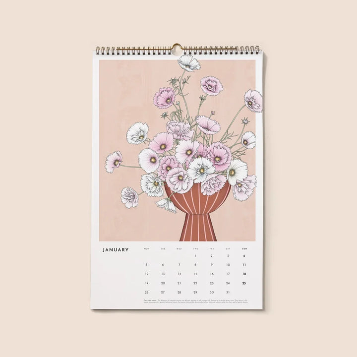 2026 Always Flowers Botanical Calendar