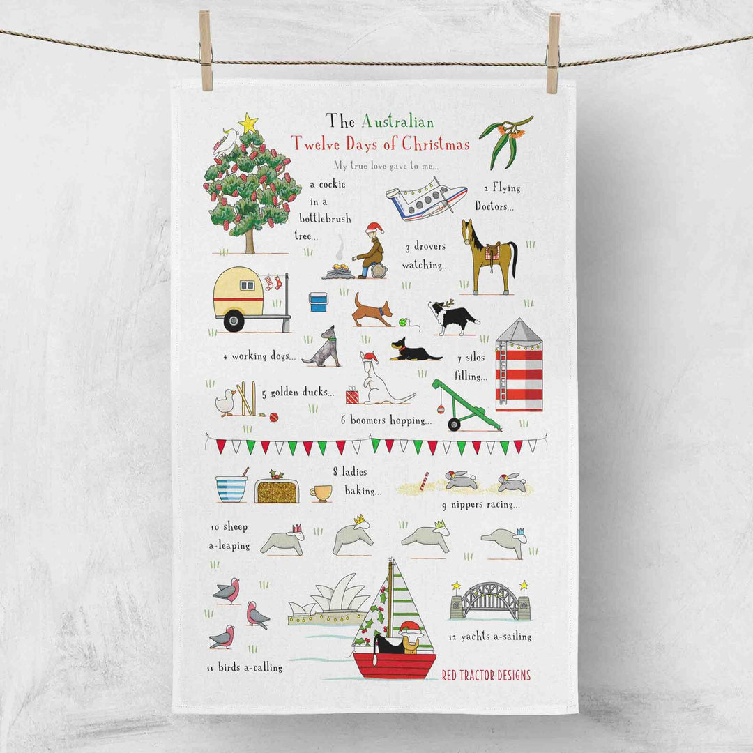 Tea Towel Christmas Designs