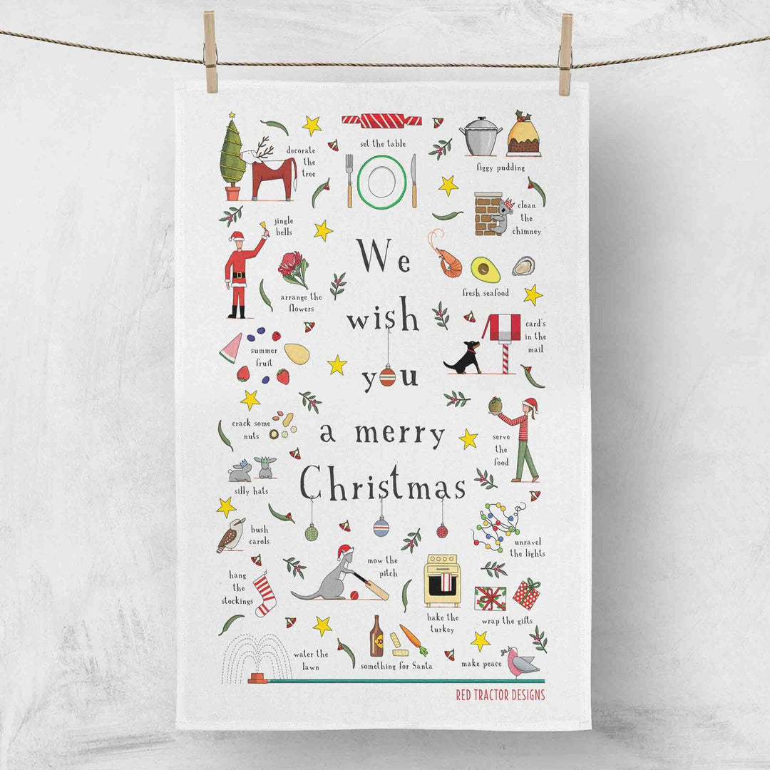 Tea Towel Christmas Designs
