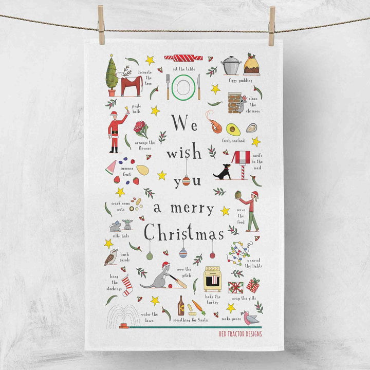 Tea Towel Christmas Designs