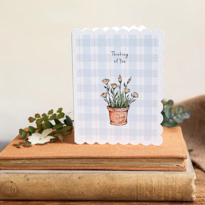 Card Scalloped Thinking of You